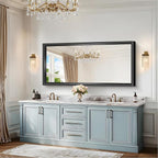 Large Bathroom Mirror, 60 x 28 Inch Rectangular Wall Mirror 0.6" Thickened Deep - Image 3