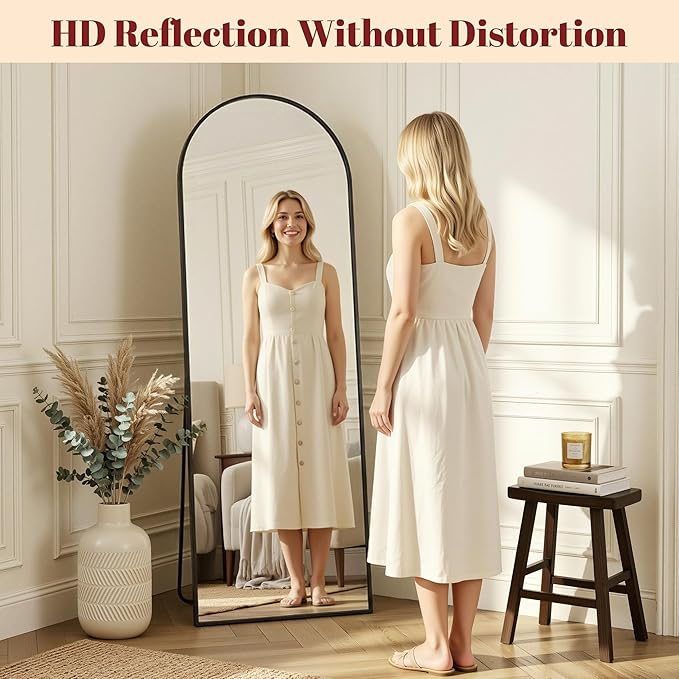 Suidia 81"x41" Arched Full Length Mirror - Image 5