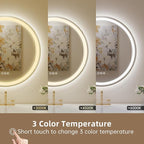 LOVESPEJO 30" Round LED Bathroom Mirror - Image 4