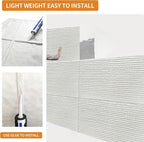 3D Faux Stone Wall Panels, Lightweight & Waterproof Accent Marble Flowing Stone - Image 4