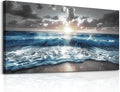 hyidecorart Large Wall Art For Living Room Modern Wall Decor For Office Blue by hyidecorart