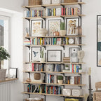 Wallniture Turin 60" Long Wall Bookshelf, Floating Shelves - Image 2