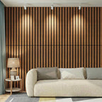 Wood Slat Acoustic Wall Panels-3D Fluted Sound Absorbing Panel - Image 7