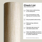 Ansehan Natural Paper Weave Grasscloth Wallcovering, W412 Marbletile 36" x8yd - Image 8