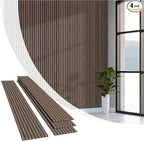 Olanglab Wood Wall Panels 4 Pack, Wood Slat Acoustic Wall Panels, 94.5"x12.6" by Olanglab
