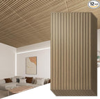 Art3d 12-Pack Slat Design 3D Wall Panels by Art3d