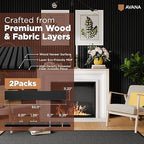 Avana Acoustic Wood Wall Panels –93.2x11.25 Inch Panels – Fits 94x12 Layout – - Image 4