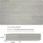 SINGULARWOOD 15pcs/26.46 sq ft Soft Stone Wall Tiles, Flexible Travertine Rock - Image 3