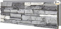 Faux Stone Wall Panels 2-Pack PU Stone Veneer Siding, Mortarless Faux Rock by Wallwell