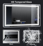60"x30" LED Bathroom Mirror - Image 5