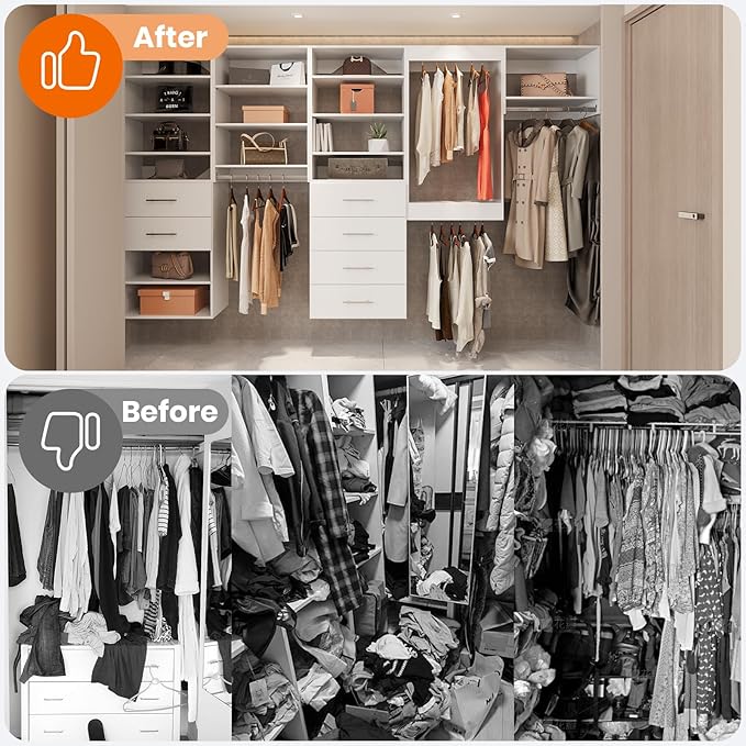 ROOMTEC Modular Closet System, Wooden Tower - Image 4