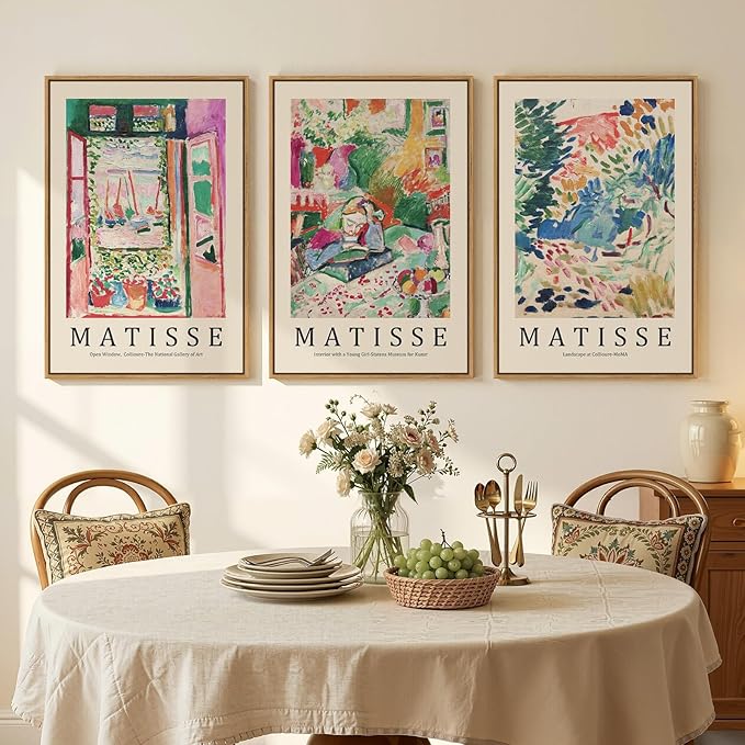 Framed Abstract Matisse Wall Art - Image 3