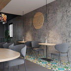 Extra Wide Large Size Grey Concrete Wallpaper Peel and Stick Industrial Cement - Image 4