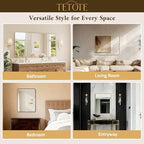 TETOTE Brushed Nickel Bathroom Mirror 30 x 36 Inch - Image 6