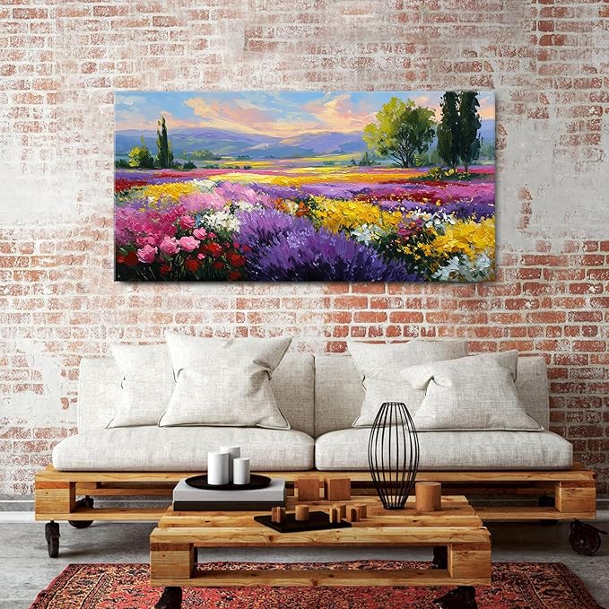 Flower Wall Art Vintage White Floral Canvas Pictures Abstract Blooming Flower - Image 2