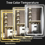 55"x30" LED Bathroom Mirror - Image 5