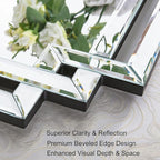 30" X 59" Large Wall Mirror for Decor, Glass Decorative Mirror - Image 2