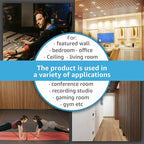 Art3d 4-Piece Wood Slat Acoustic Panels - Image 7