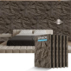 3D Faux Stone Wall Panels, Lightweight & Waterproof Accent Marble Rock Skin - Image 5