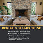 AZ Faux High-Density Polyurethane Faux Stone Interlocking Outside Corner - Image 4
