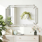 Rectangular Large Decorative Wall Mirror - Image 5