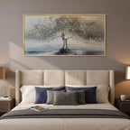 Large Gold Framed Tree of Life Wall Art - Image 4