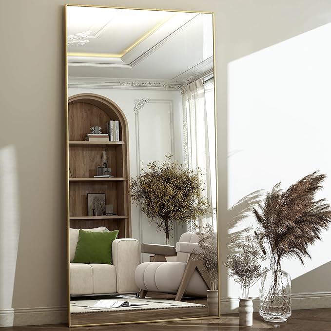 GLSLAND 71"x31" Full Length Mirror Extra Large Hanging or Leaning Rectangle - Image 8