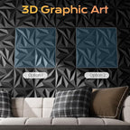 Sonicism Wall Panels Upgrade 48 Pack, 0.7”x11.8”x11.8”Pyramid 3D Wall Panels - Image 4