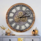 ImprovingLife The Gears Clock The Original Real Moving Gear Wall Clock Vintage - Image 4