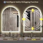 BEAUTYPEAK LED Arch Bathroom Mirrors - Image 2