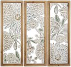 XIAOAIKA Boho Carved Wall Art Decor, 35.5 Inch Hand-Carved Panels, Antique - Image 7