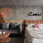 BAYYA Concrete Wallpaper Peel and Stick Grey/Brown/Beige Cement Contact Paper - Image 5