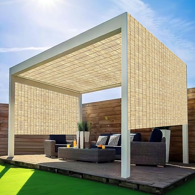 Reed Fencing Rolls, Bamboo Screens Outdoor - Image 5
