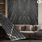 OUZUGIE WPC Acoustic Slat Wall Paneling, Living Room, TV Background, Study Room by OUZUGIE