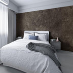 3yecao 48"×354" Big Roll Large Size Dark Brown Tan Grey Concrete Wallpaper Peel by 3YECAO