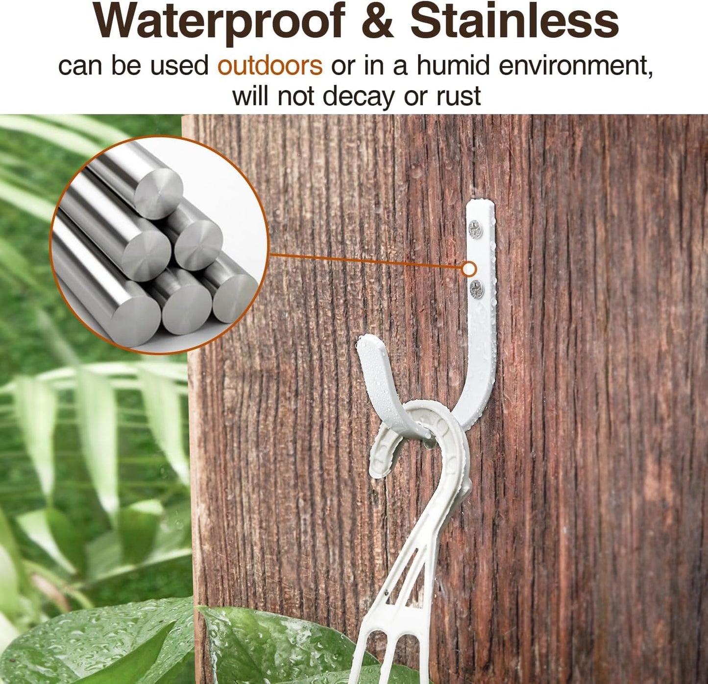 10-Pack Wall Hooks for Towel/Coat - 22LB Heavy Duty Metal Hanger Wall Mount, for Outdoor, Closet, Door, Shelf, Bathroom, for Backpack, Cup, Clothes, Mug, White Matte Screws Included