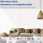 6 PCS Acoustic Panels, 23.6x23.6'' Self-Adhesive Soundproof Wall Panels - Image 5