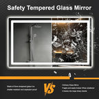Led Mirror for Bathroom, 30x50 Bathroom Vanity Mirror for Wall - Image 6