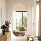 Oval Full Length Mirror, Ultra-Clear Explosion-Proof Dressing Mirror, Simple & by TheiaMo
