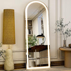 GLSLAND 20"x56" Arched LED Full Length Mirror by GLSLAND