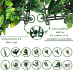 ODTORY Artificial Plant Wall Panels: 70"×120" UV-Anti Faux Grass Wall Backdrop - Image 4
