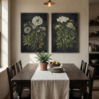 Large Framed Vintage Botanical Wall Art - Image 3