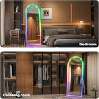 Hasipu Arch Full Length Mirror 75 x 28 in - Image 4
