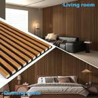 Art3d 4-Pack 108" x 12" Acoustic Wood Panels - Image 3