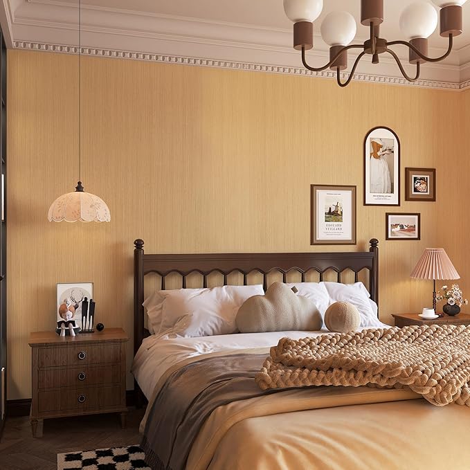 Thick Oak Wood Wallpaper Peel and Stick 48"x354" Light Brown Wood Contact Paper - Image 5