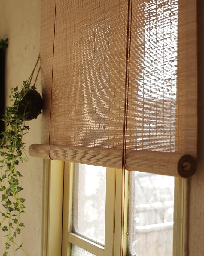 72" Wx72 H Bamboo Blinds Roller Shades by Erfolkerz