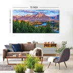 AIYISU Grand Teton Mountain Wall Art Sunset Nature National Park Posters Oxbow - Image 5