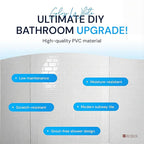 From Plain To Beautiful In Hours 133-WT-SUB-KIT Subway Tub and Shower Wall - Image 4