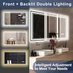 48“ x 28” LED Bathroom Mirror - Image 6