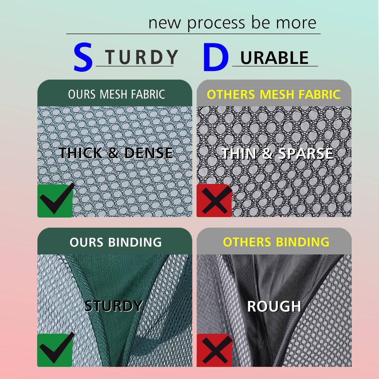 HONOMA Sturdy Mesh Laundry Hamper Basket Bag,Pop up Basket with Side Pocket for Laundry Room, Bathroom, Kids Room, College Dorm or Travel (Pop Vertical, Emerald)